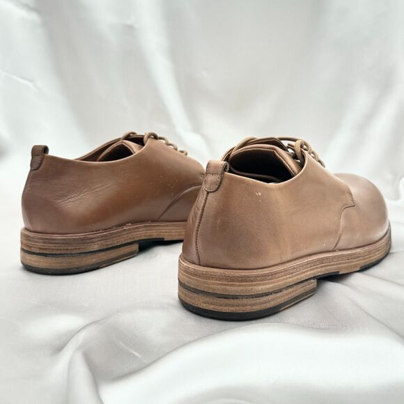 Marsèll Zucca Zeppa Braun Tan Leather Lace Up Derby Shoes Size 46 / 12 US main image 15